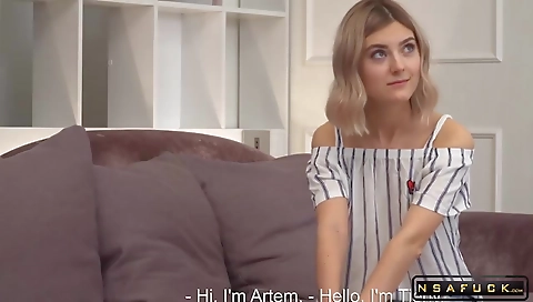 Hairy pussy and anal slutty grounded