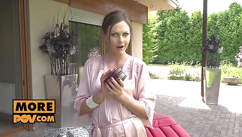 Sexy young girl with her pussy