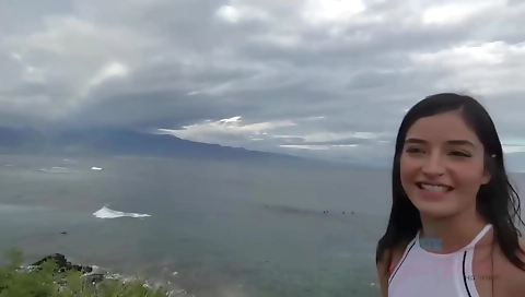 Sexy young sinclairra shows off her feet in the kitchen