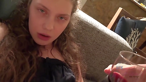 Mature woman gives head