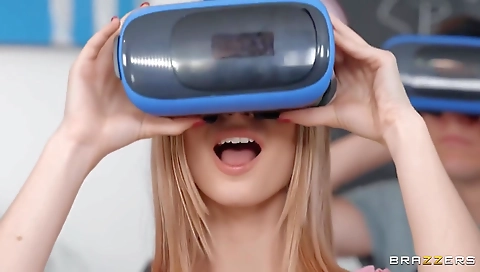 Sexy blonde fucked on al