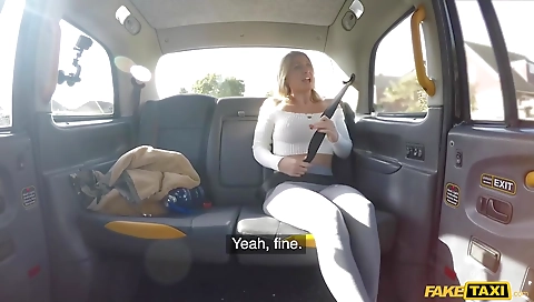 Sexy young blonde gets creampie