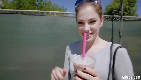 Hawt cutie enjoys her boyfriend cock